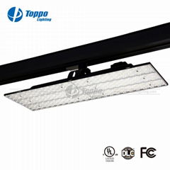 WarehousWattage Adjustable Tri-color 40W-75w Led Track Panel For High Structures