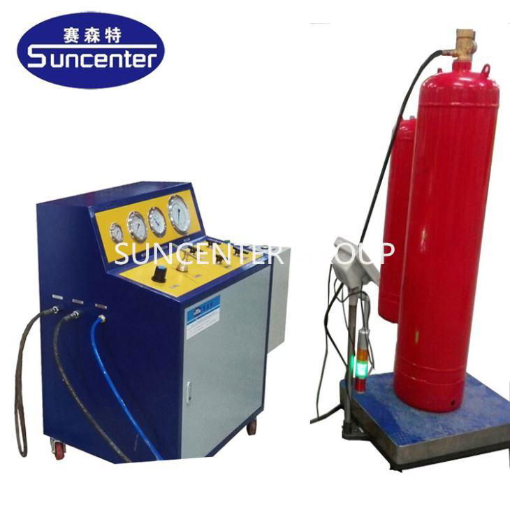 FM200 fire extinguisher filling machine