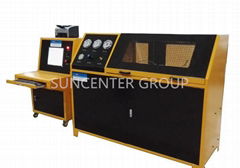 hydraulic pressure test equipment for hose valve