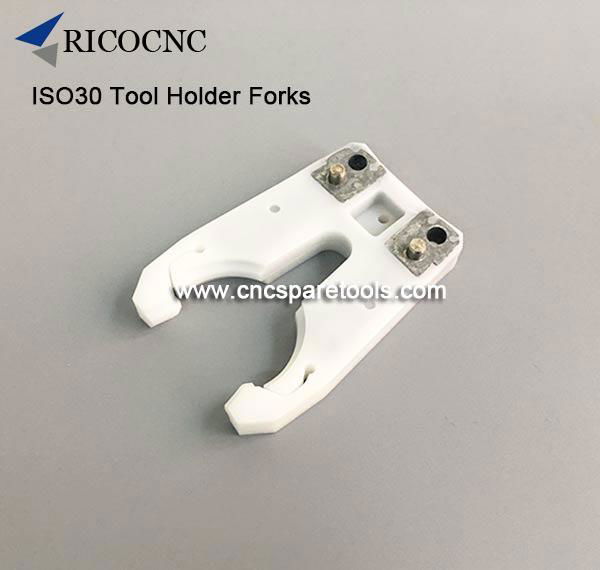 ISO30 Plastic Tool Finger Forks for HSD Auto Tool Changer CNC Routers 3