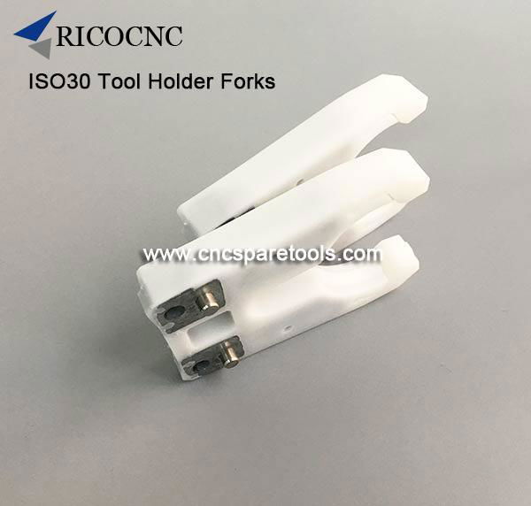 ISO30 Plastic Tool Finger Forks for HSD Auto Tool Changer CNC Routers 4