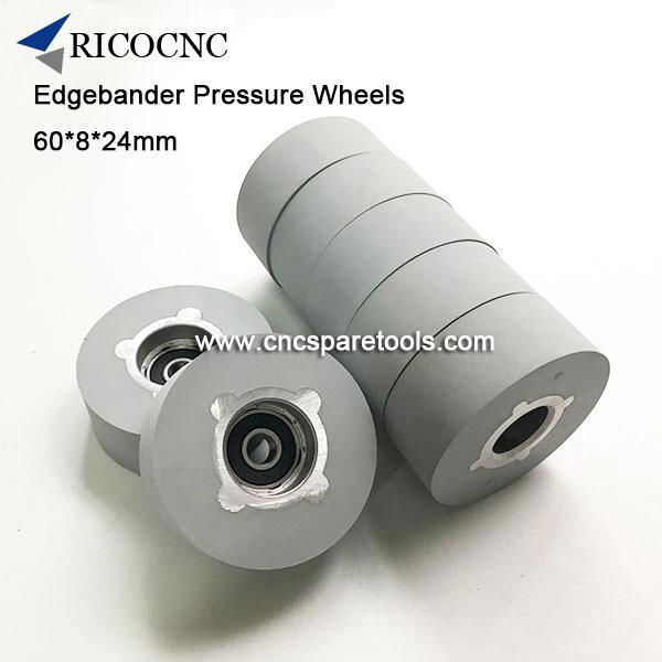 60x8x24mm Edgebander Pressure Roller Wheels for Edge Banding Machine 2