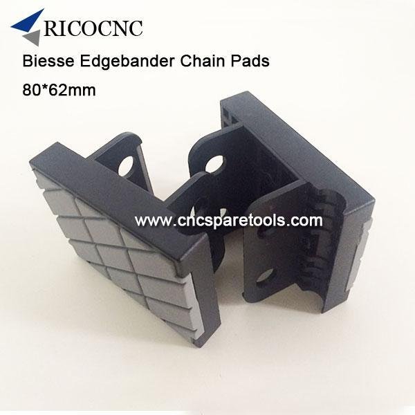 80x62mm Edgebander Track Pads Conveyor Chain Pads for BIESSE Edgebanding Machine 2