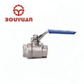female ball valve SS 304 thread ball valve with lock DN10 1