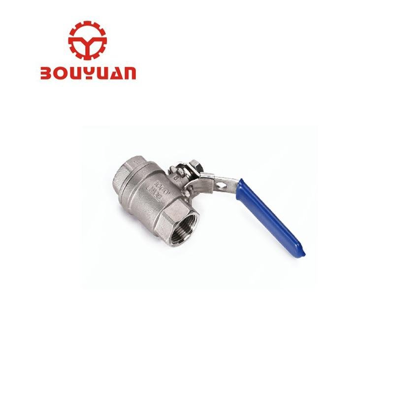 female ball valve SS 304 thread ball valve with lock DN10 3