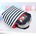 Cheap tote meal bag cooler or warmer bag stripes designed bag 2