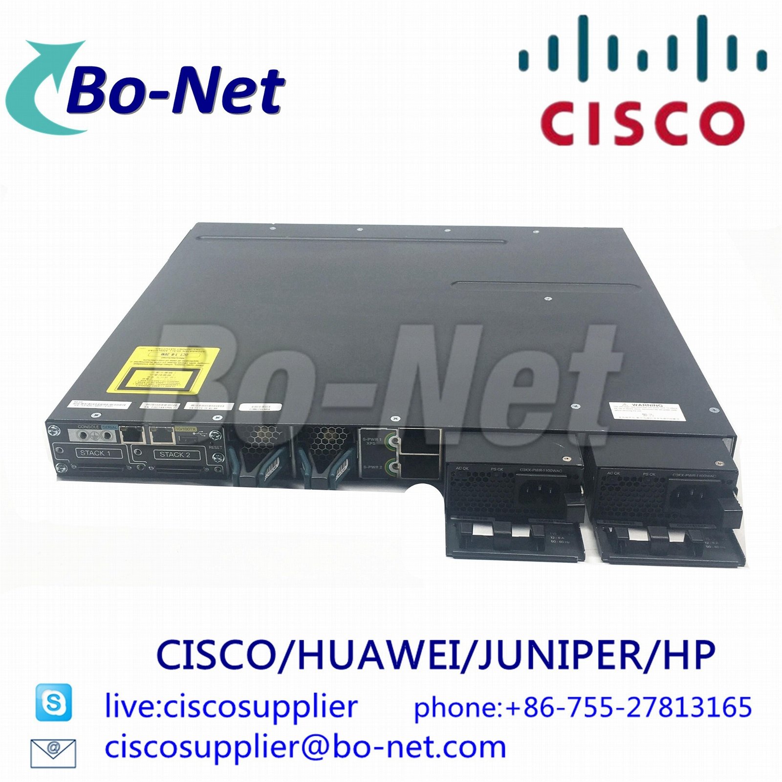 CISCO WS-C3750X-48PF-S network switches Cisco select partner BO-NET