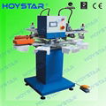 rapid 2 color t shirt label screen printing machine