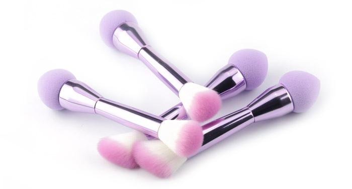 Factory Wholesales Double Sided Makeup Brush Sponge Brush 5