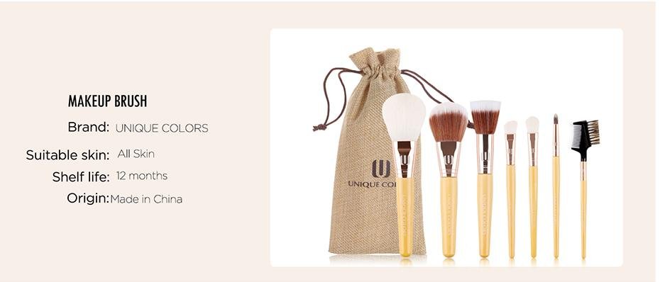 wholesale custom logo glitter bamboo make up brushes kit makeup brush set 2