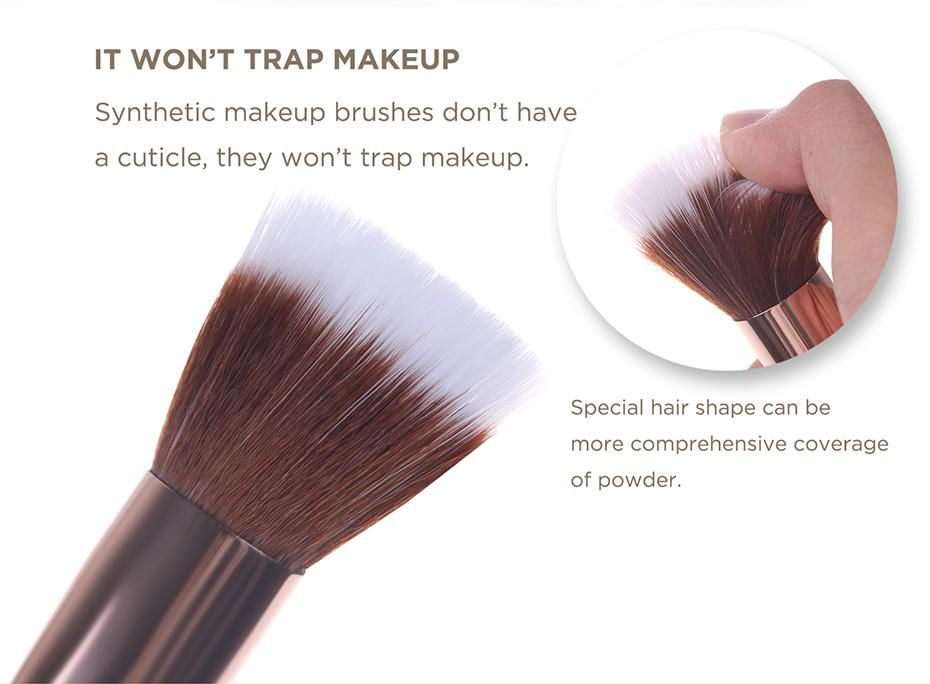 wholesale custom logo glitter bamboo make up brushes kit makeup brush set 4