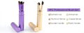 Factory price cosmetic professional eye shadow makeup brush set free sample