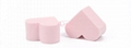 Best Selling Hydrophilic Latex free facial heart beauty sponge 4