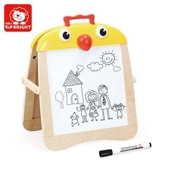 Popular Carton Kids Portable Chick Easel Learning Wooden Set