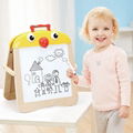 Popular Carton Kids Portable Chick Easel Learning Wooden Set 2