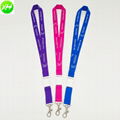 Eco-friendly Fashionable Colorful Printed Neck Lanyards with Custom Logo 1