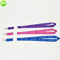 Eco-friendly Fashionable Colorful Printed Neck Lanyards with Custom Logo 4