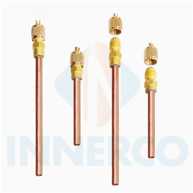 High quality singletrack refrigerant plus gas access valve ICAV01