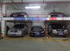 Simple parking space in garage