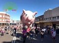 PVC Inflatable pig helium sky balloon for parade