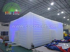 Led Lighting Inflatable Cube Tent Outdoor Party Tent