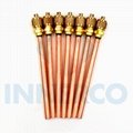 Air conditioner spare parts copper charging valve pin valve access valve