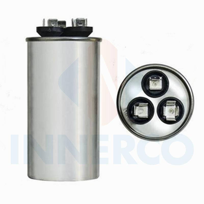 370 or 440 Volt Dual Run Round AC Capacitor 4