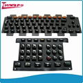 custom screen print conductive pill silicone rubber keypad button keyboard 5