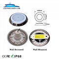 Wall recessed or wall mounted resin filled LED underwater swimming pool light 1