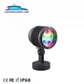 IP65 Round Base 5W  RGB Color LED Garden Light 4