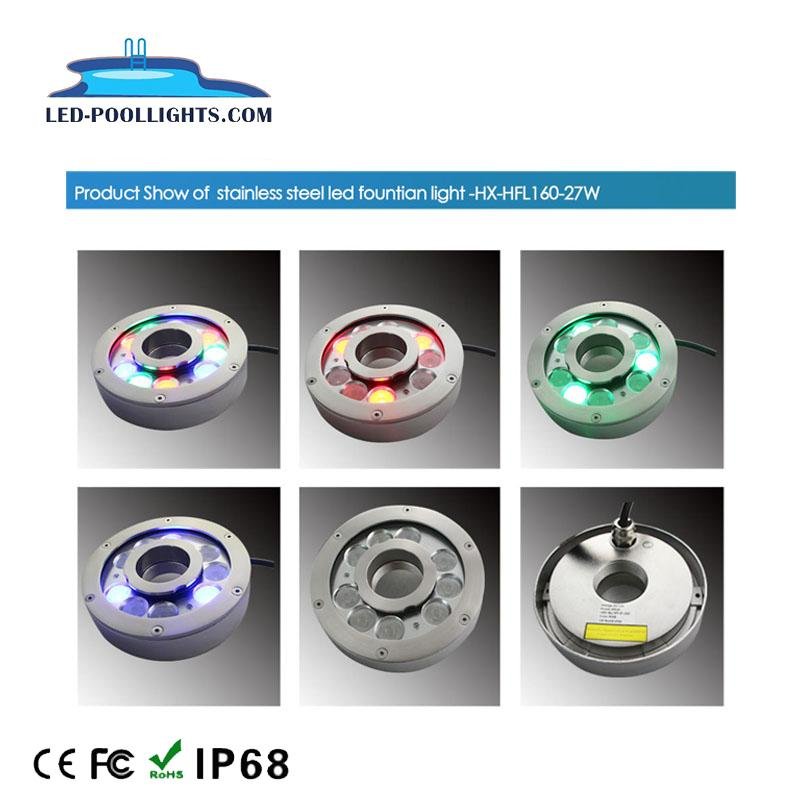 IP68 Stainless Steel IP68 LED Underwater fountain Lights/lamp 5