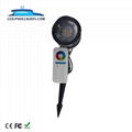 RGBW Color LED Garden Light with RF Remote Control