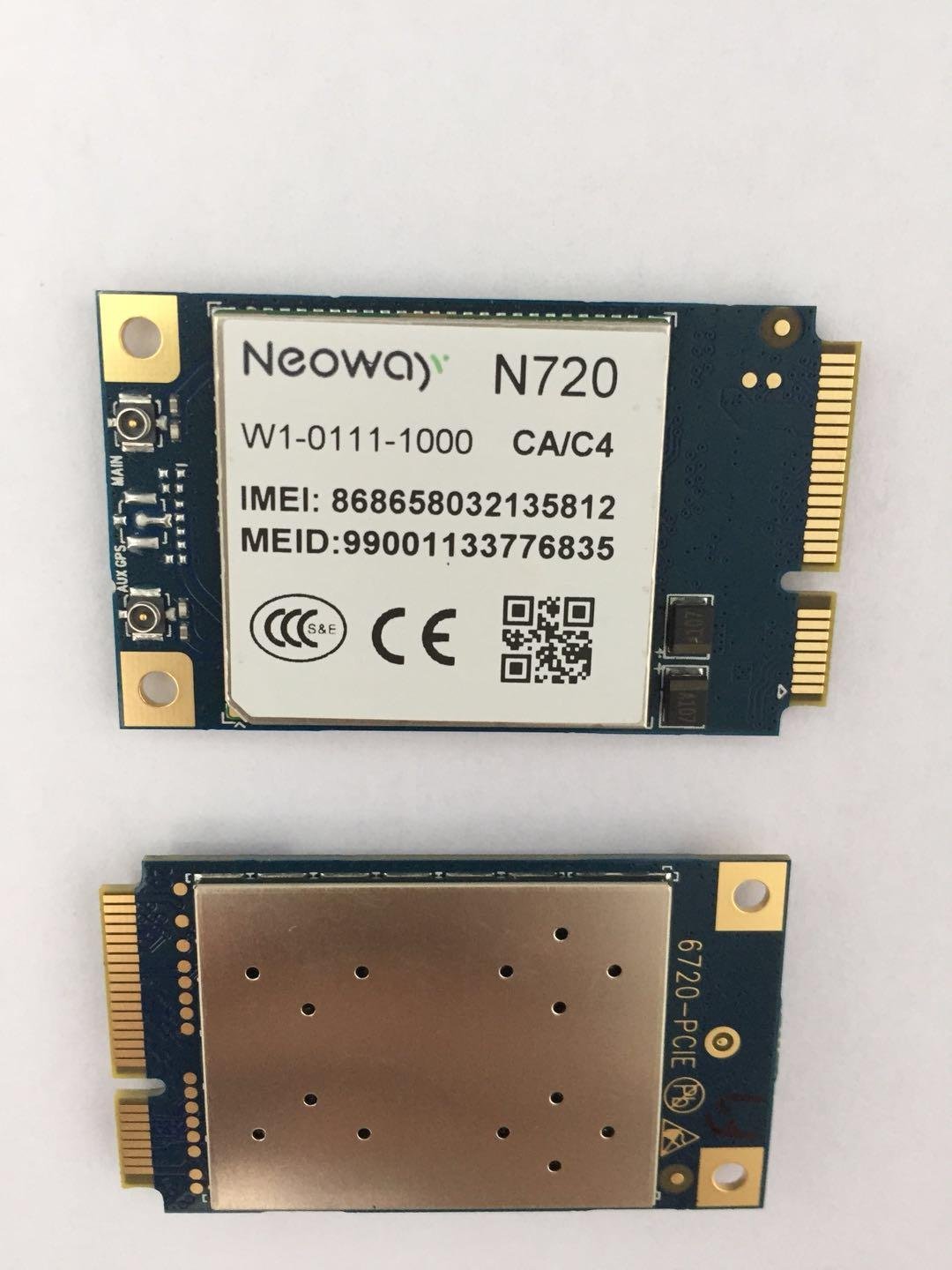 Europe 4G LTE Module NeoWay N720 MINI PCIE LTE Module GPS 2