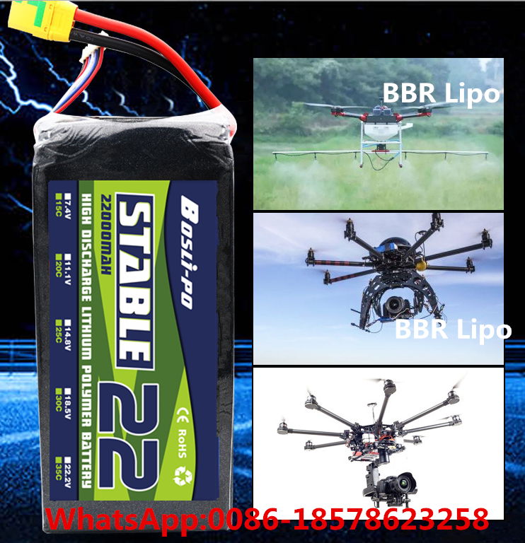  6S 22.2V RC Lipo Battery Packs 8000mah 10000mah 12000mah 16000mah 22000mah.