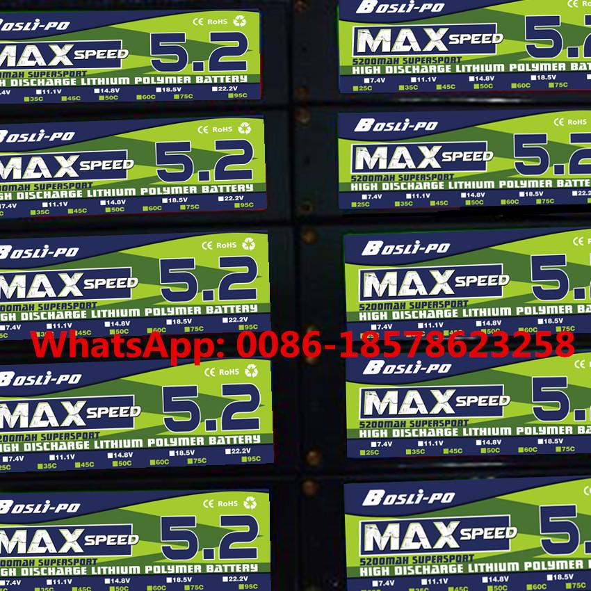 4000mah 5200mah 6000mah 8000mah 3S 4S RC Lipo Batteries for RC Car Racing. 5