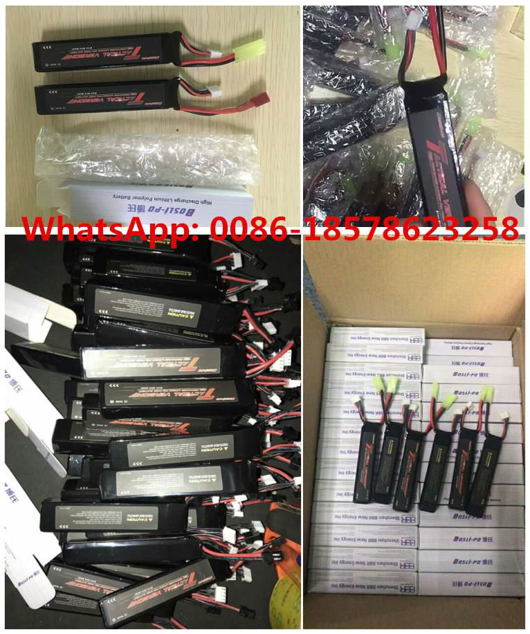  800mah 1200mah 1300mah 2S 7.4V Airsoft RC Lipo Batteries. 5