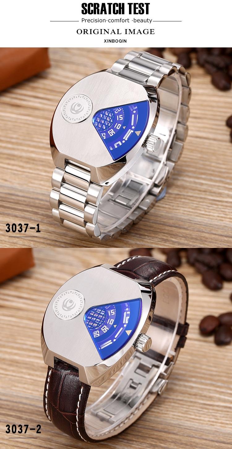 XINBOQIN ODM Individuality Quartz Stainless steel Waterproof Men's  Watches  5