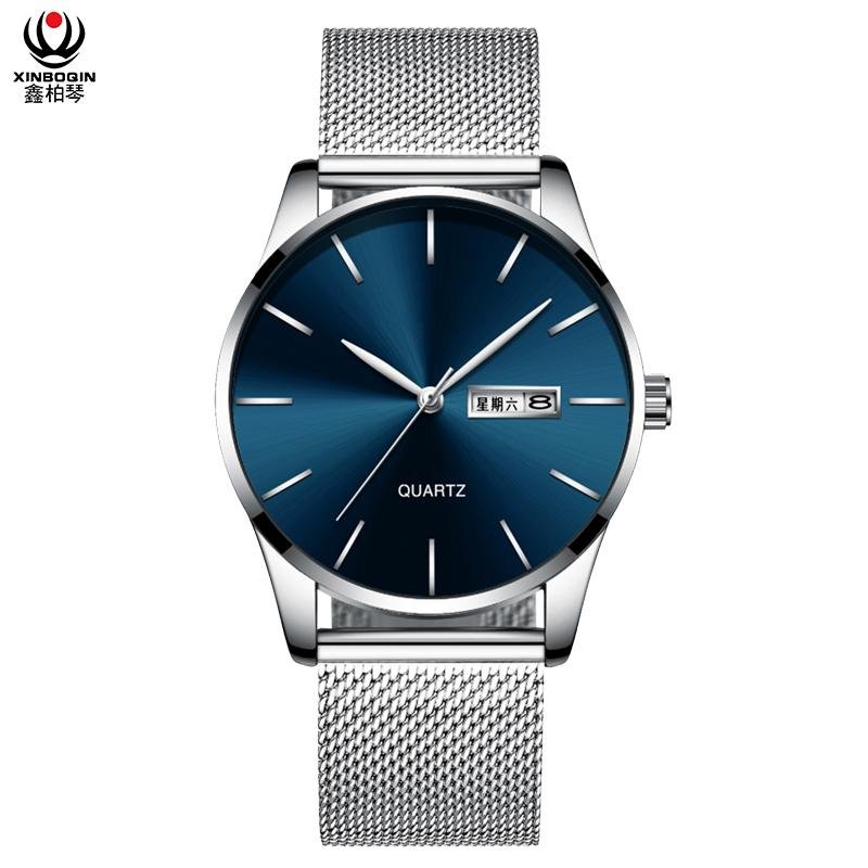 XINBOQIN Manufacturer Wholesale Fashion Charm Mens Ultra Thin Quartz Wrist Watch