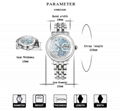 XINBOQIN Wholesale Ladies Luxury Automatic Mechanical Waterproof Wrist Watches 3