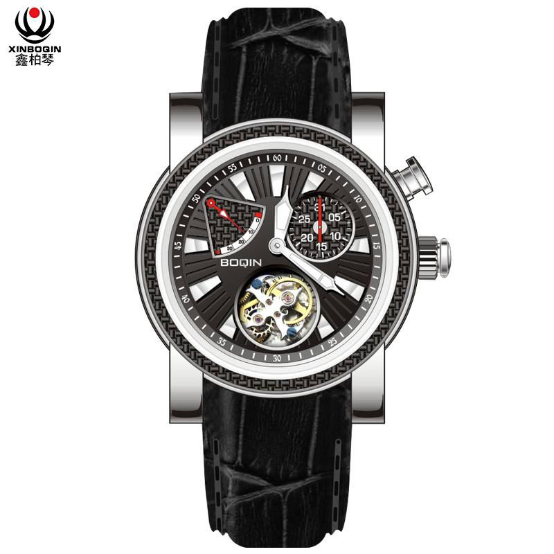 XINBOQIN Automatic Mechanical Skeleton High Quality Men's watch