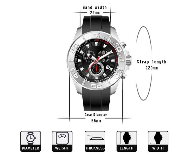 XINBOQIN Chinese Manufacture Wholesale Retail sale Fashion Men's watch OEM  4