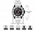 XINBOQIN Factory Custom Multifunction Men's Quartz Stainless Steel Watch 3