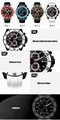 XINBOQIN Factory Custom Multifunction Men's Quartz Stainless Steel Watch 4
