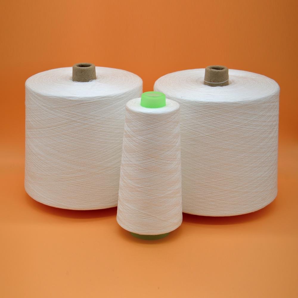high strength 60s/2 100% spun polyester yarn paper cone yarn