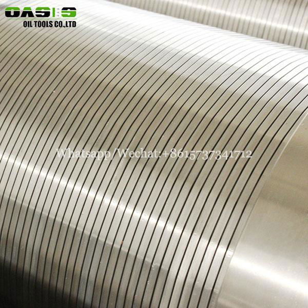 Factory supply stainless steel Johnson wedge V wire wound screen pipe 3
