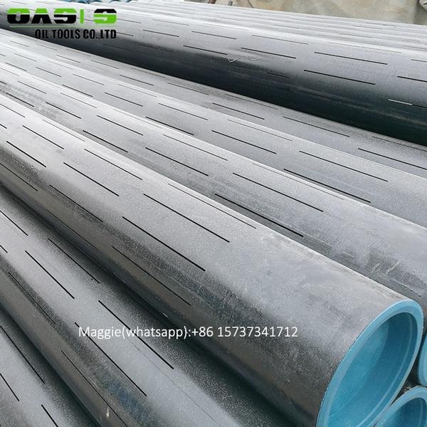 OASIS slotted casing pipes oil well open holes liner tubing 4