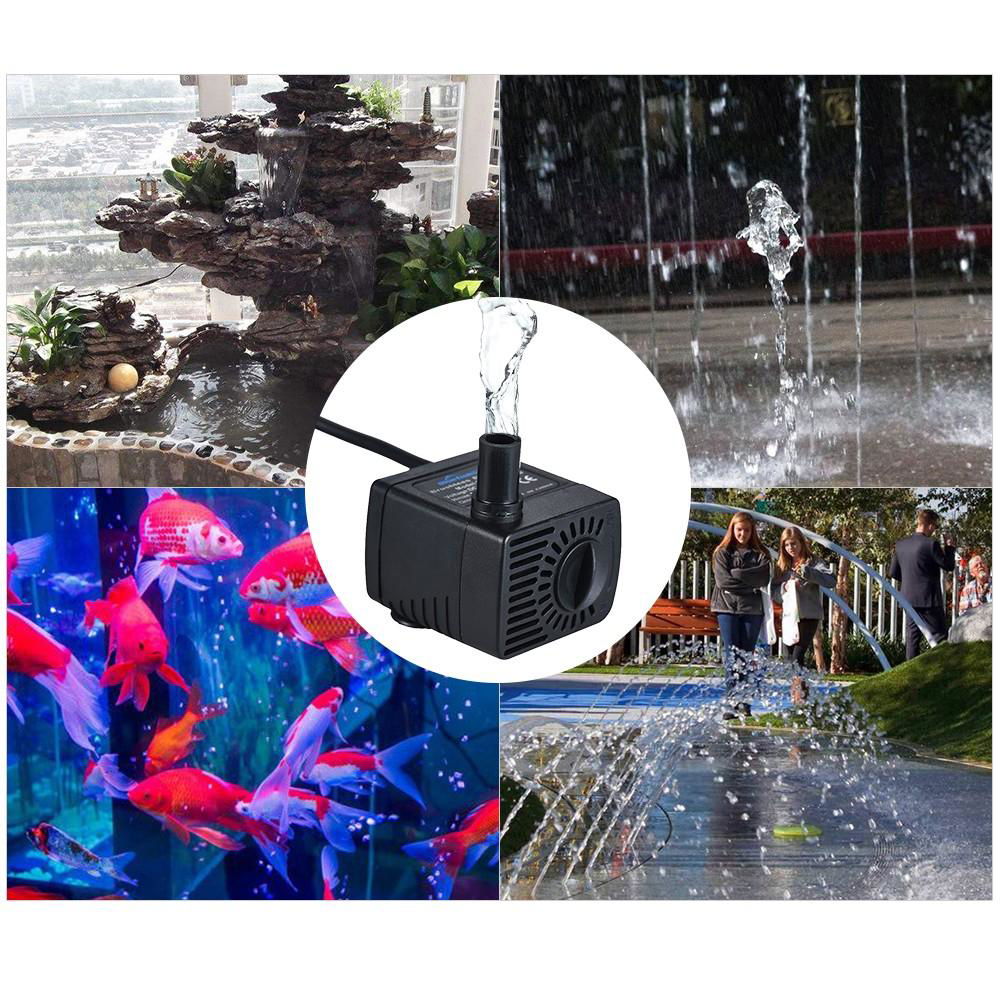 Mini DC 5V Quiet Motor Submersible Brushless Water Pump for Small Fountain 2