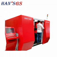 1500W 2000W stainless steel Aluminum hot sale metal CNC fiber laser cutter