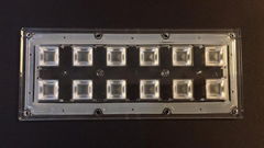 2x6 lens module LED optics for High bay 60 degree