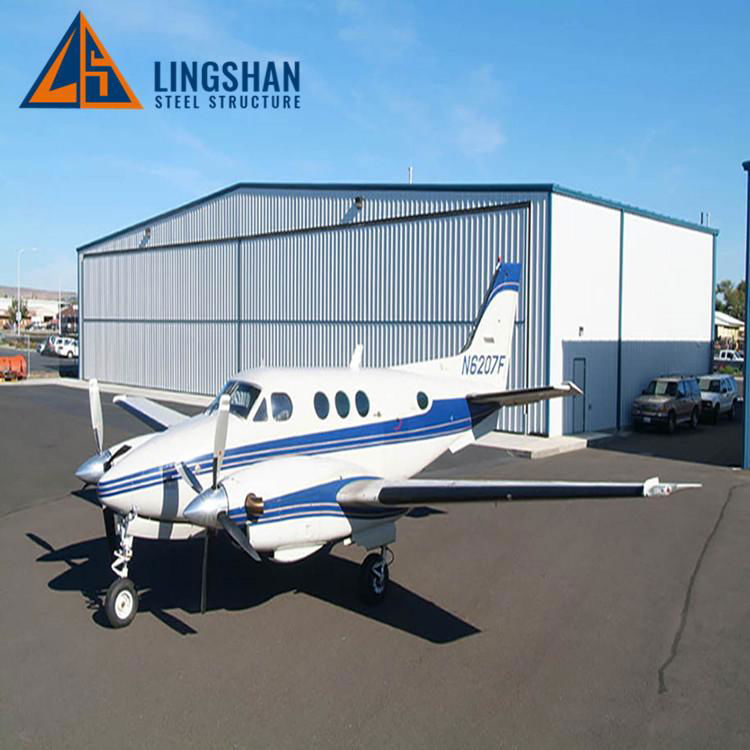 The cost of building steel structure airplane hangar garage door